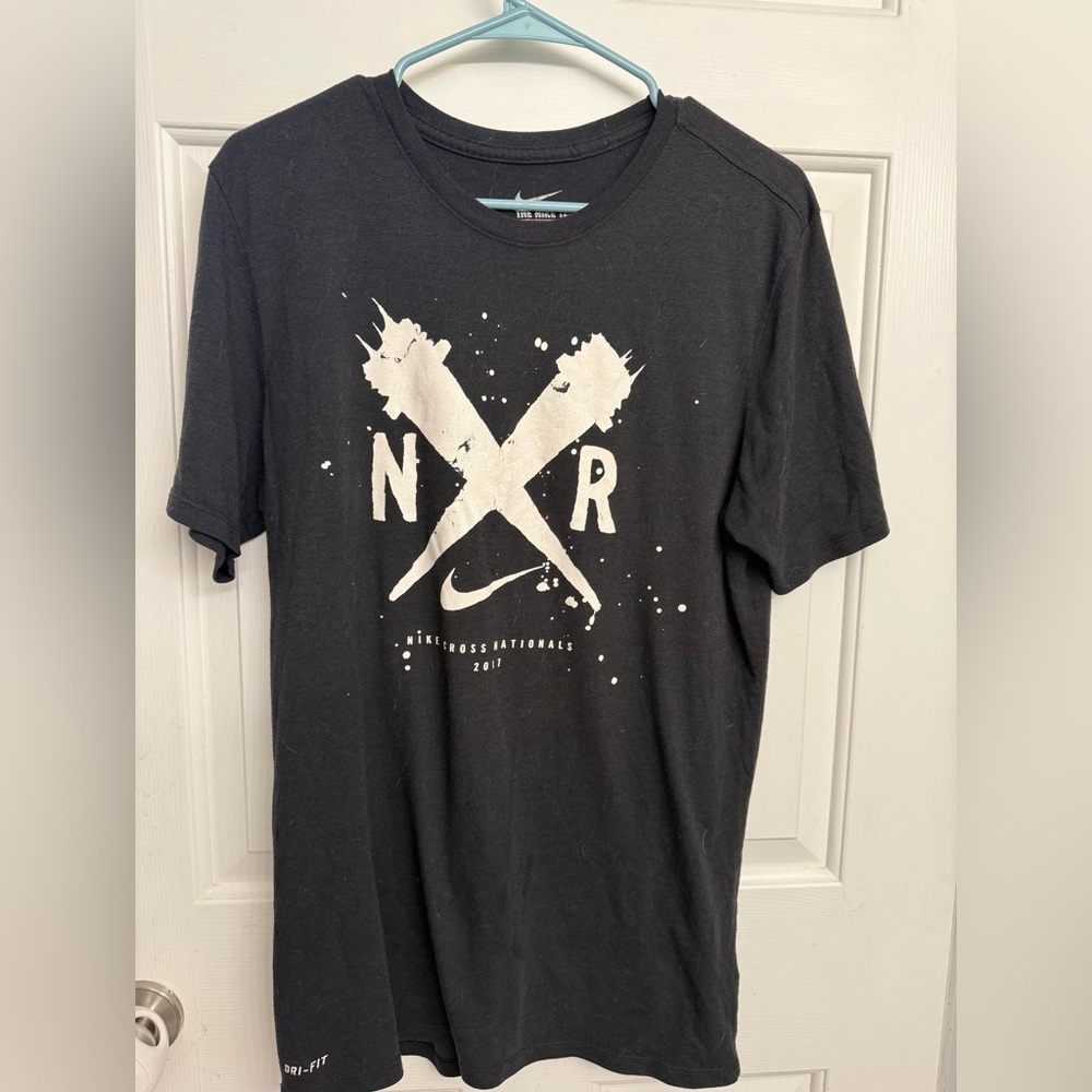 Nike Black and White Graphic Tee